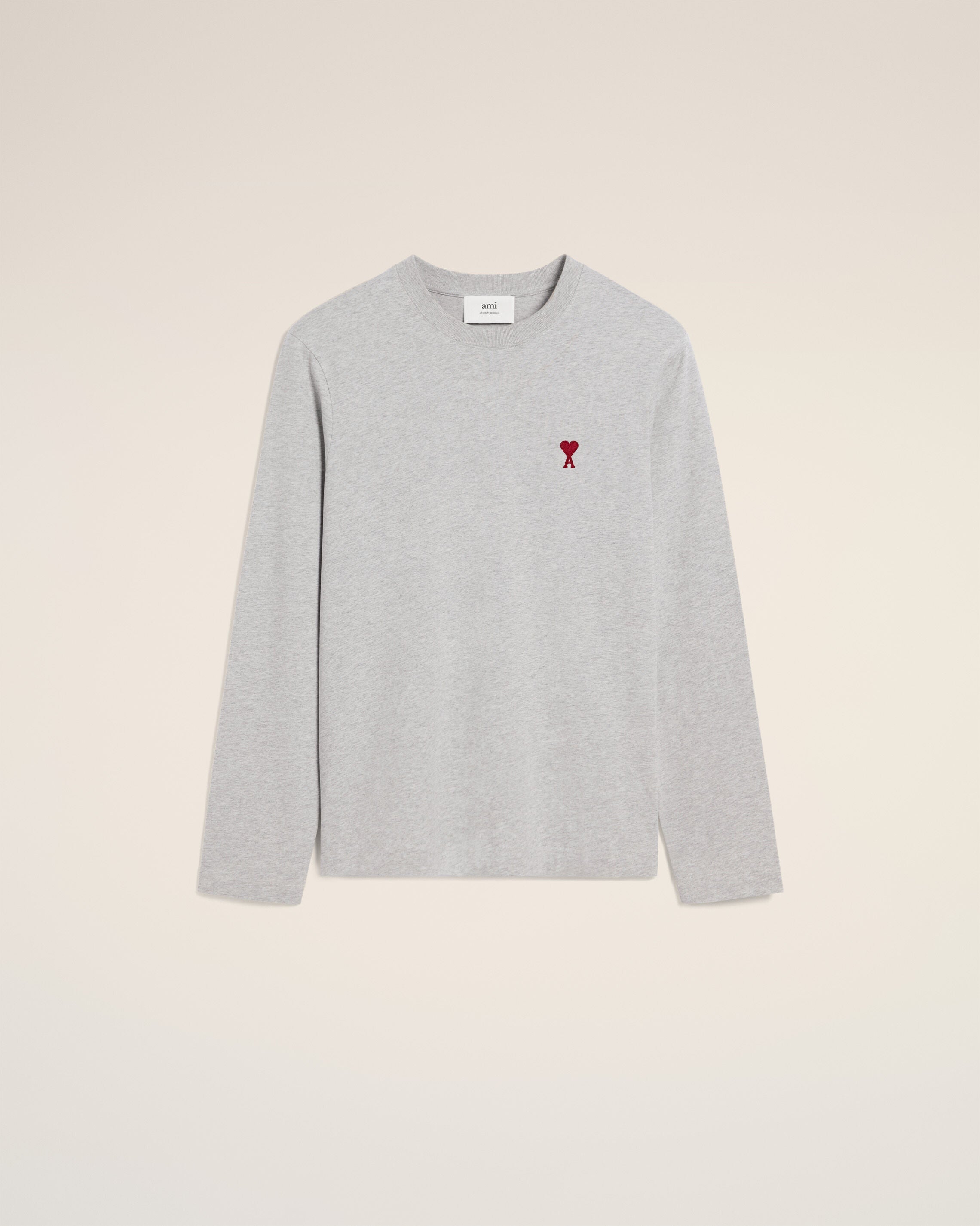 T-Shirt Blanc Manches Longues Ami de Coeur En Coton